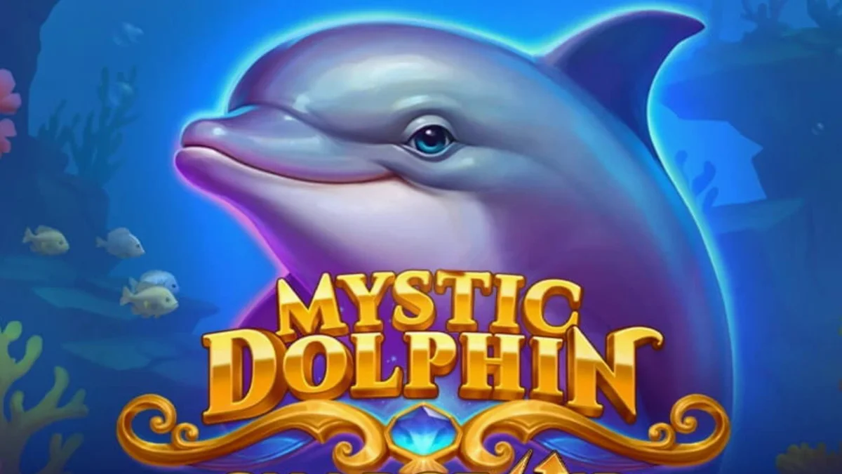 Tampilan visual bawah laut dalam permainan slot Mystic Dolphin Charge Up